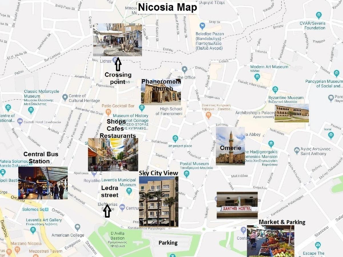 Nicosia City Centre Sky Views Apartment المظهر الخارجي الصورة